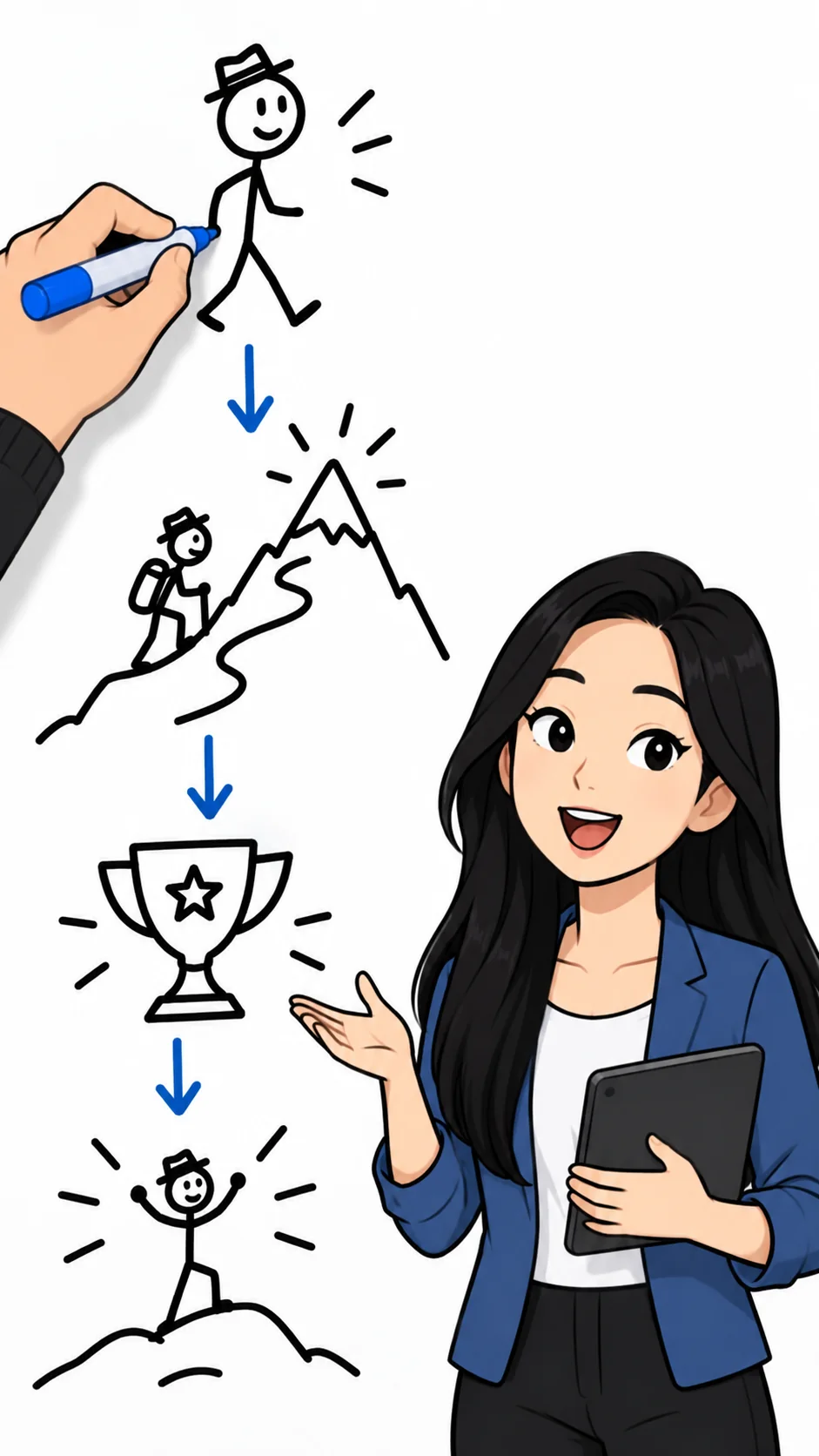 白板手繪