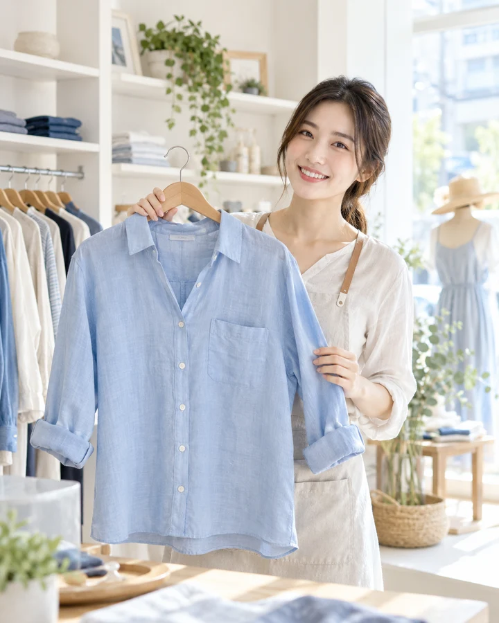 服飾社群內容：讓新品，像店長親自介紹。，AI 生成圖片